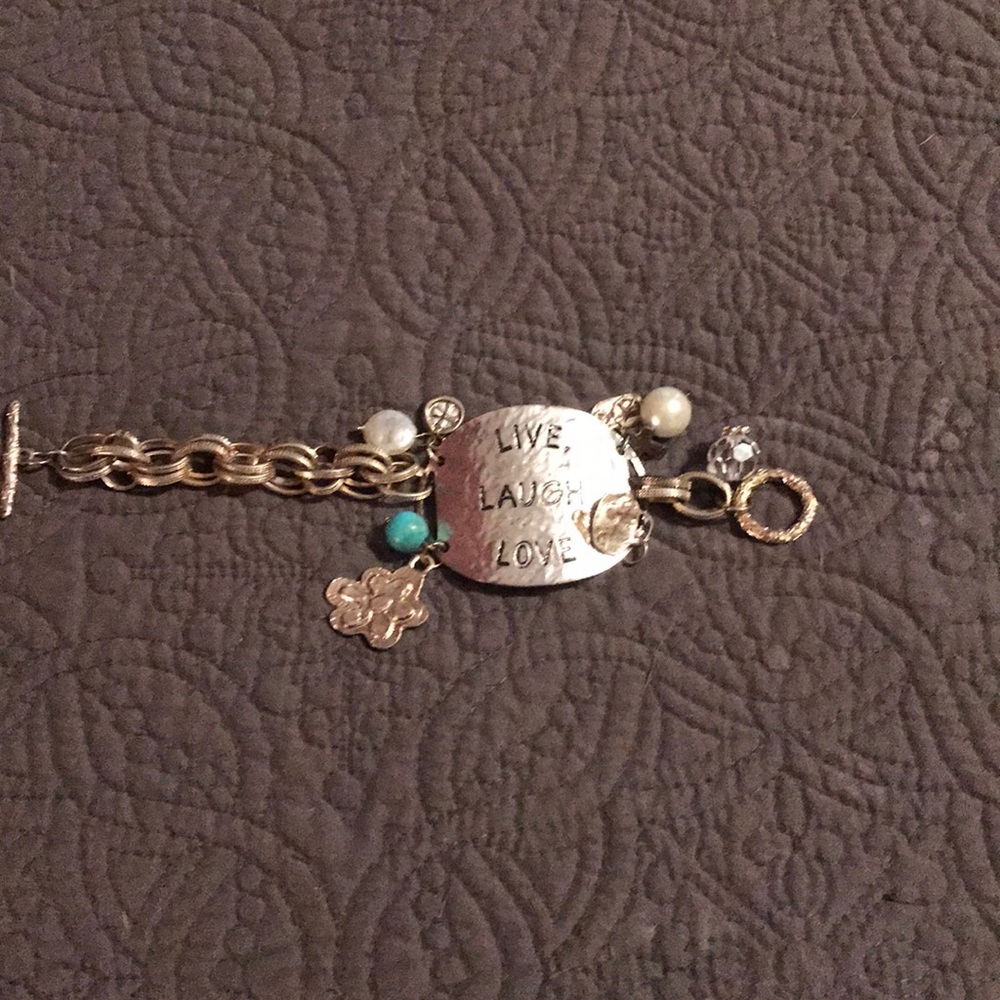 Live Love Laugh Charm Bracelet